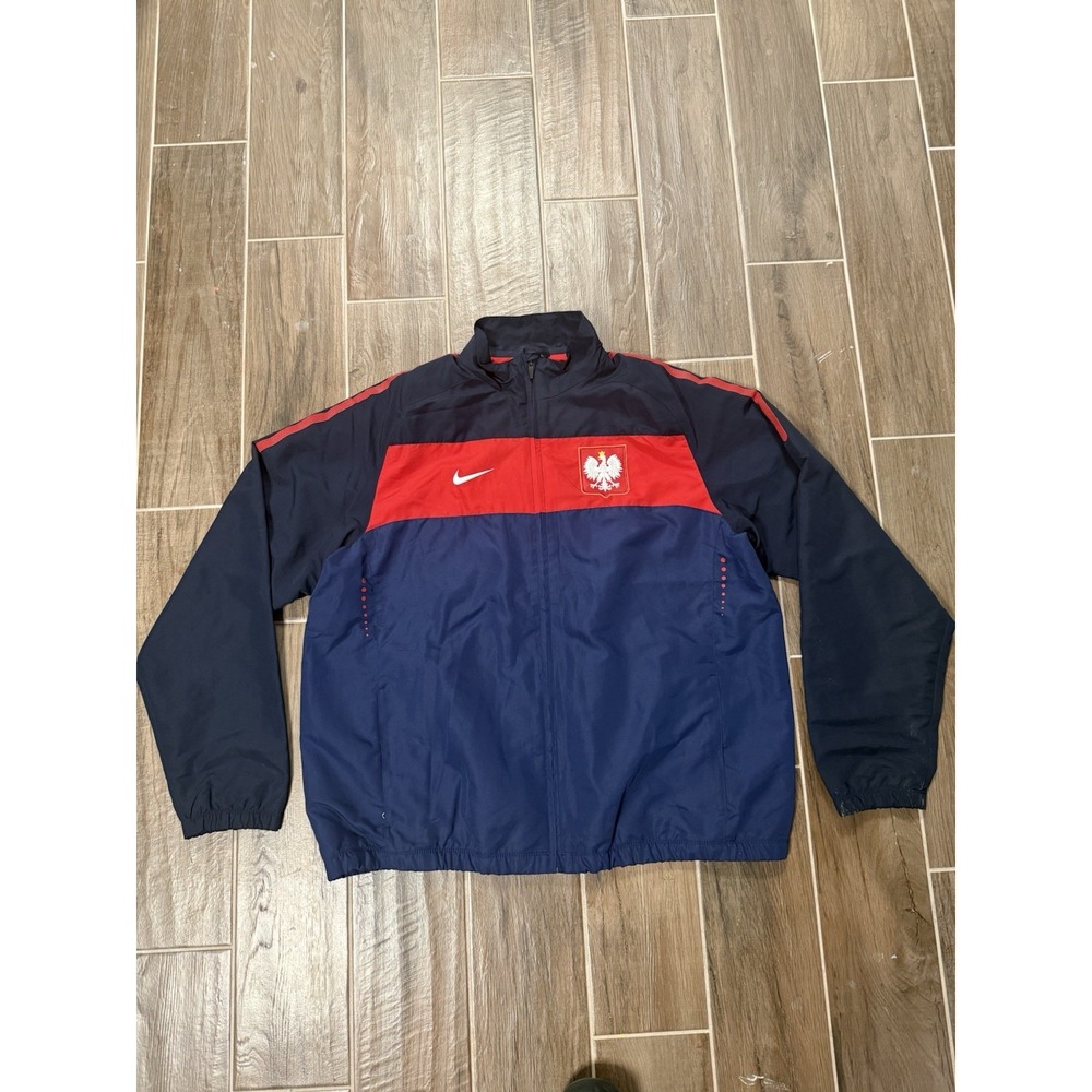 Nike Poland National Team Training Zip Up Jacket Size XXL Authentic